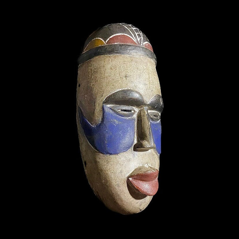 African mask wooden mask hand carved Home Décor Mask Igbo Mask From Nigeria Mask-7728