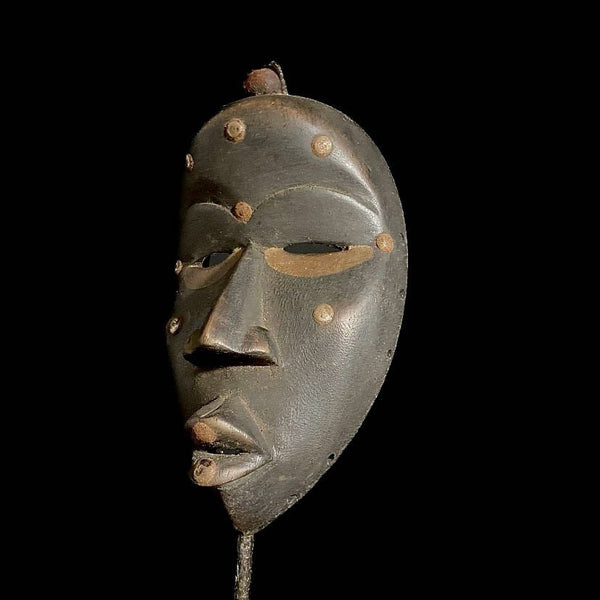 African mask wooden mask hand carved Home Décor Mask Dan Antiques Wood masks-7730