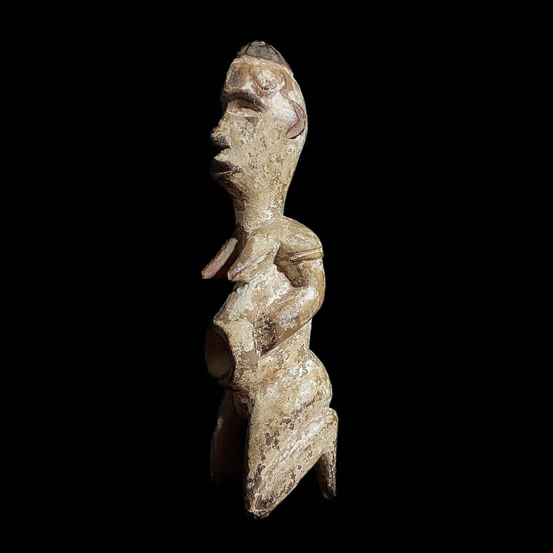 african sculpture Fang Wood Female Figure Home Décor Sculpture Tribal Art Wooden Carved Art- 7749
