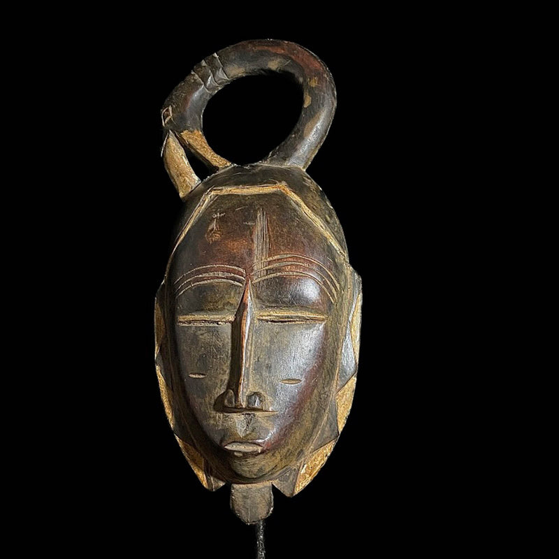 African mask Baule African Mask Antiques Tribal Face Wall Hanging Primitive Art Collect- 7751
