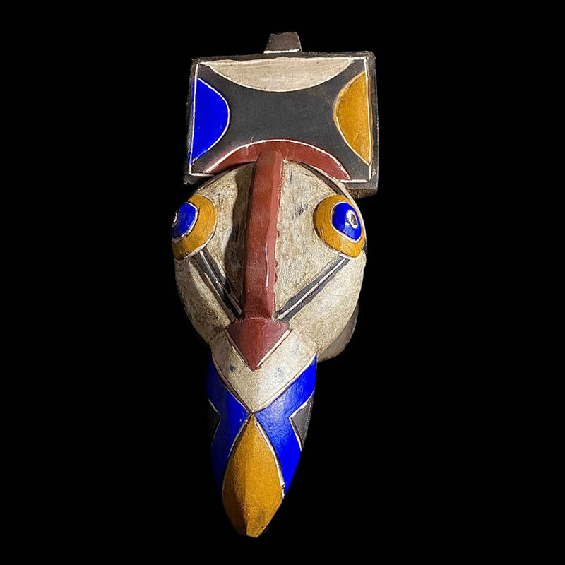 African Mask Tribal Face Mask Old Bobo Bird Dance Mask Helmet Burkina Faso-7756