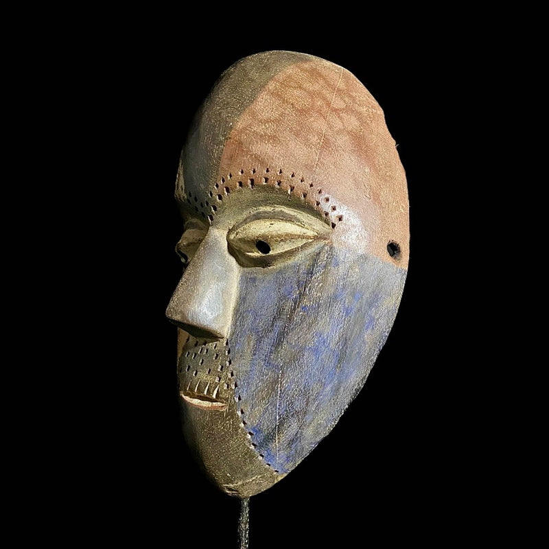 African Mask Wooden Home Décor Mask Igbo Hand Carved -8010