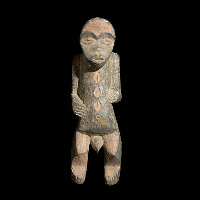 african sculpture Tribal Art Fang Figure Kabeja Statues Made Of Solid Wood, Traditional Colors Tribe-7871