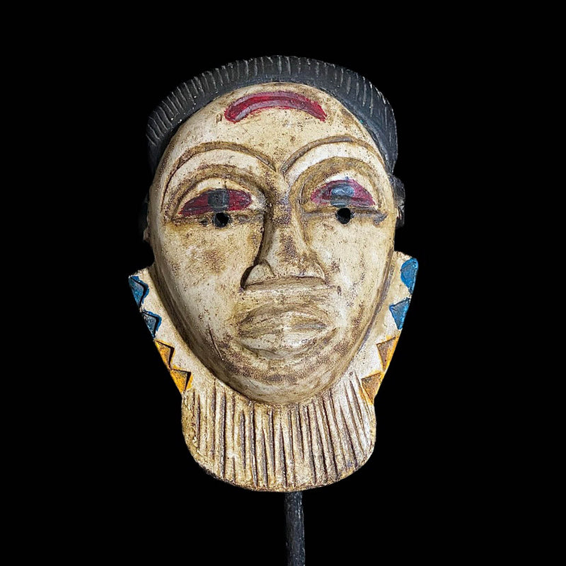 african masks for wall Stands Out For Its Vertical Ridge Running Down The Center Guro-8060