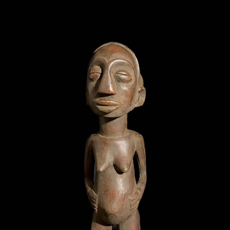 african sculpture Salampasu Figure Sculpture Tribal Art Wooden Carved Statue Tribal Wood-8062