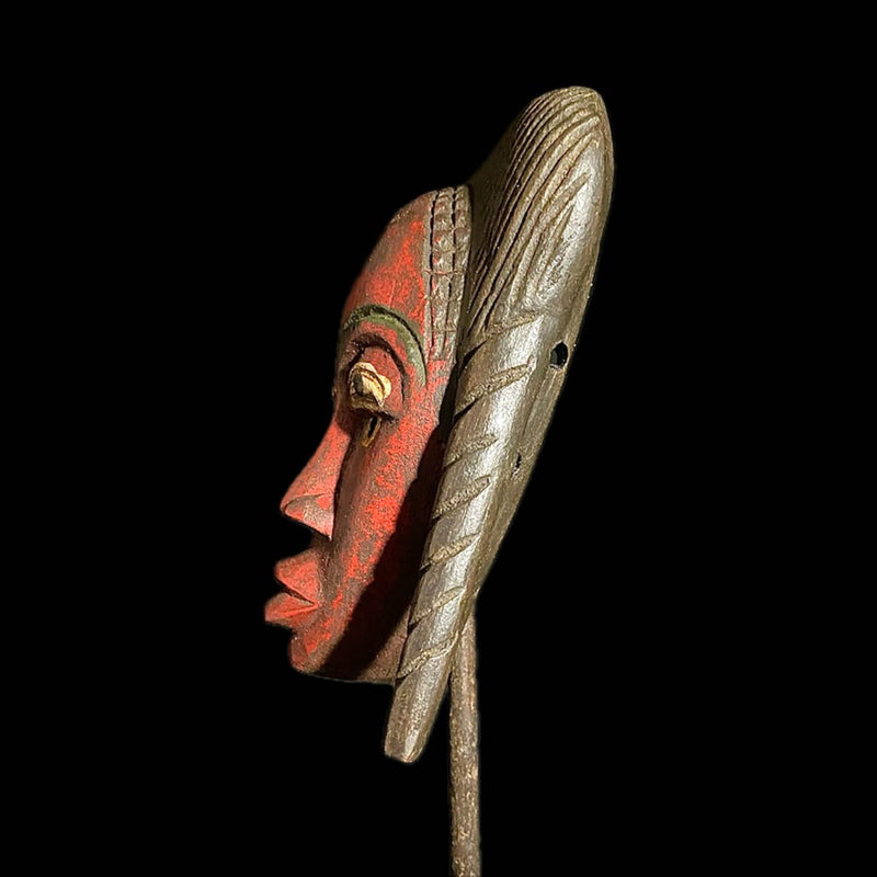 African mask African Wooden Mask Tribal Wood Carved Hanging Guro mask african masks for wall-8092
