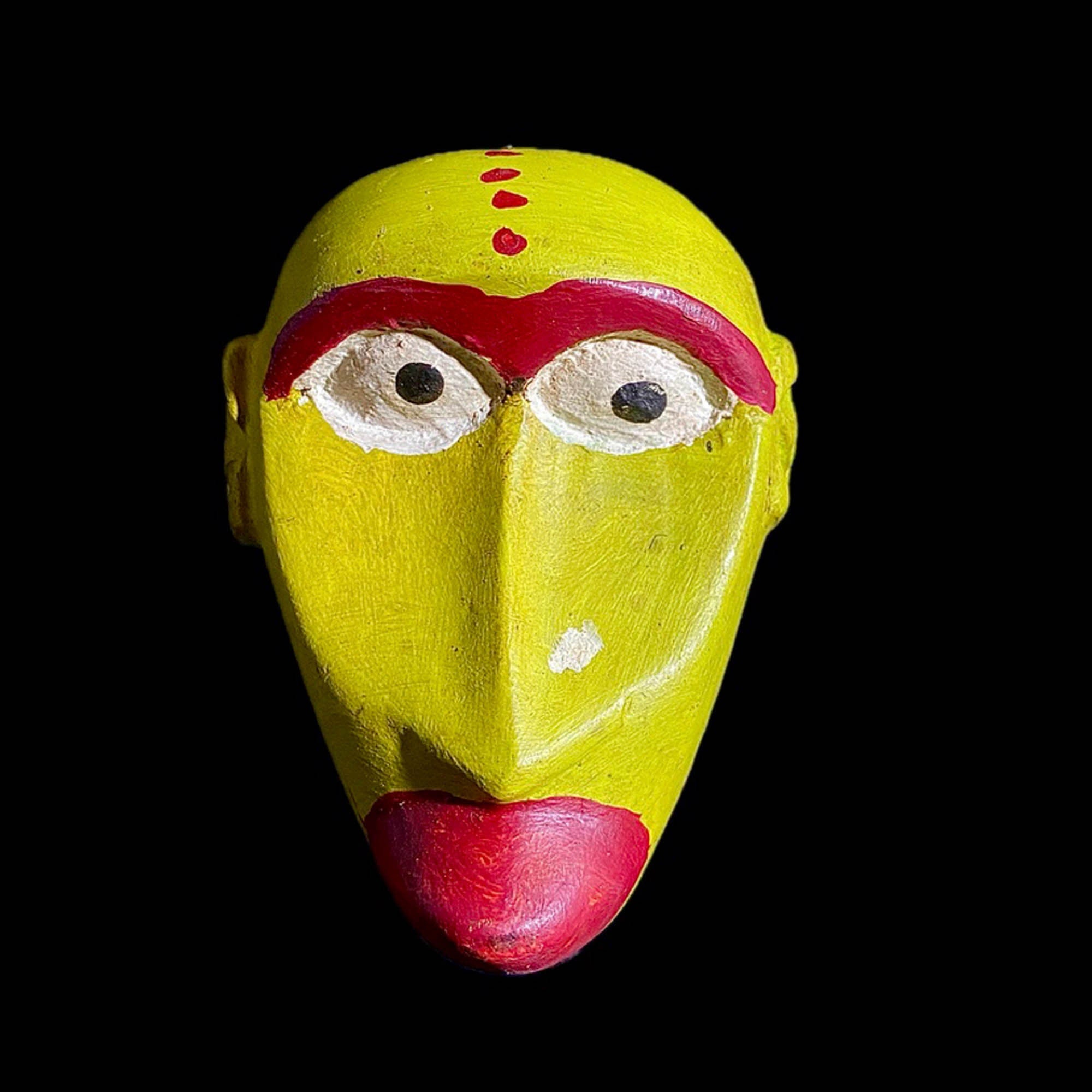 African Antique Mask | Tribal Art | Dan Mask from Liberia | Handcrafted Wall Hanging | Unique Collectible Sculpture | Home Decor Accent-8102