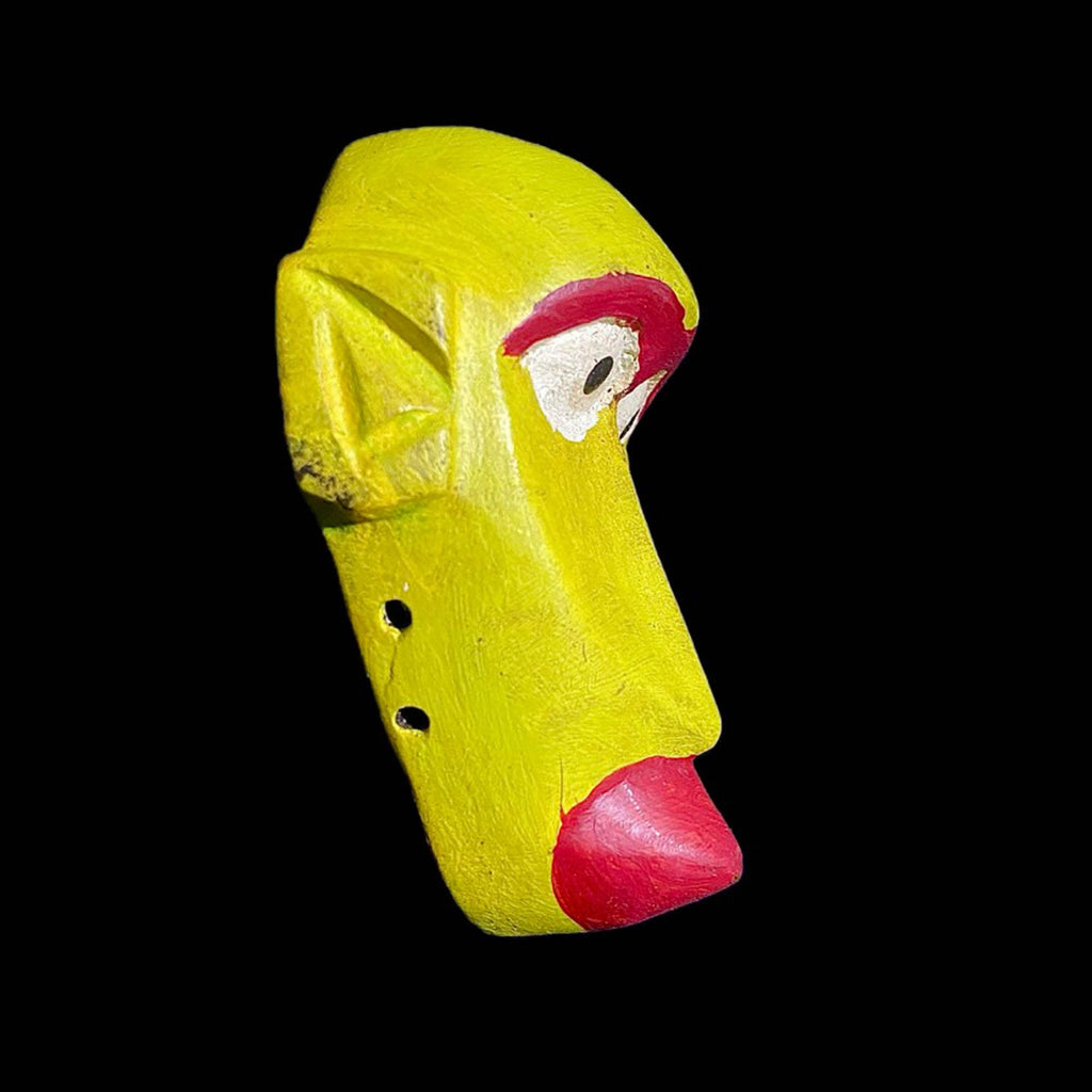 African Antique Mask | Tribal Art | Dan Mask from Liberia | Handcrafted Wall Hanging | Unique Collectible Sculpture | Home Decor Accent-8102