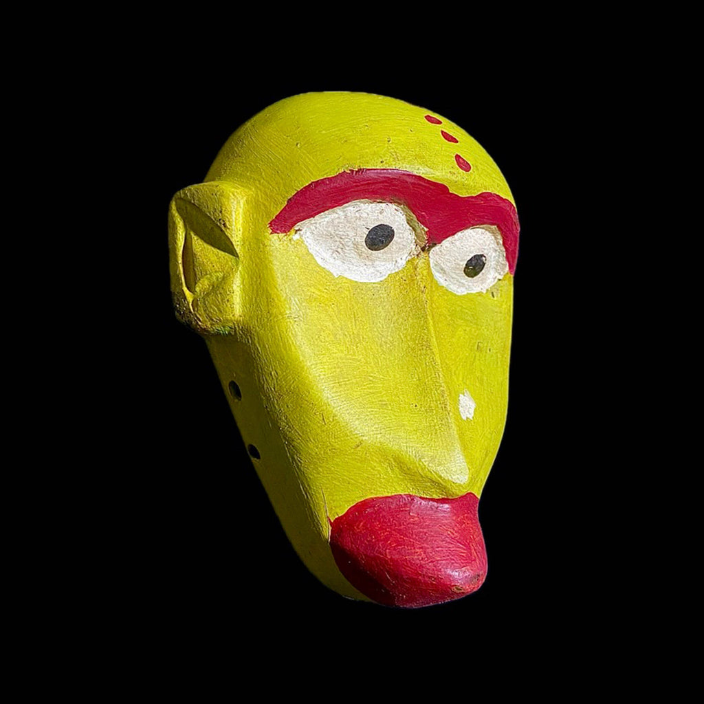 African Antique Mask | Tribal Art | Dan Mask from Liberia | Handcrafted Wall Hanging | Unique Collectible Sculpture | Home Decor Accent-8102