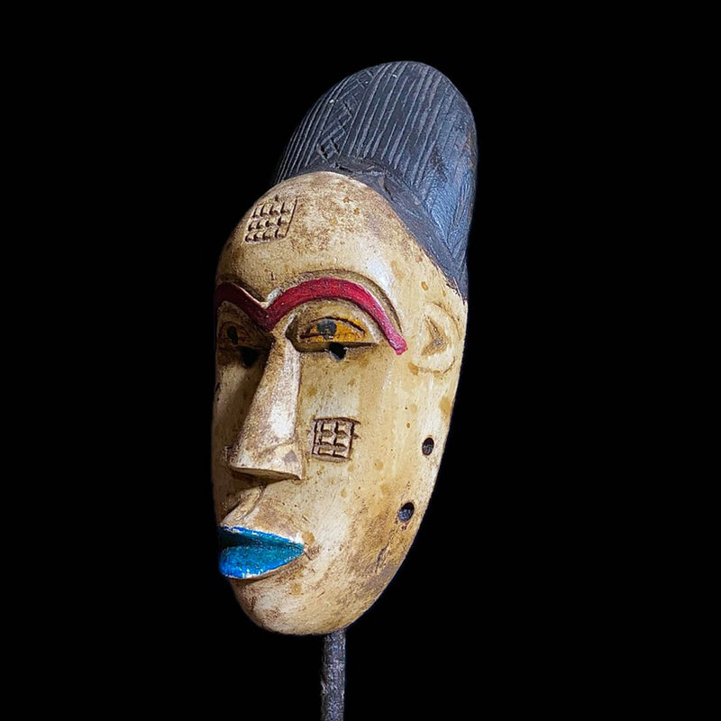African mask African Wall Hanging Mask Wooden Guro Mask Wall Hanging Primitive Art-8130