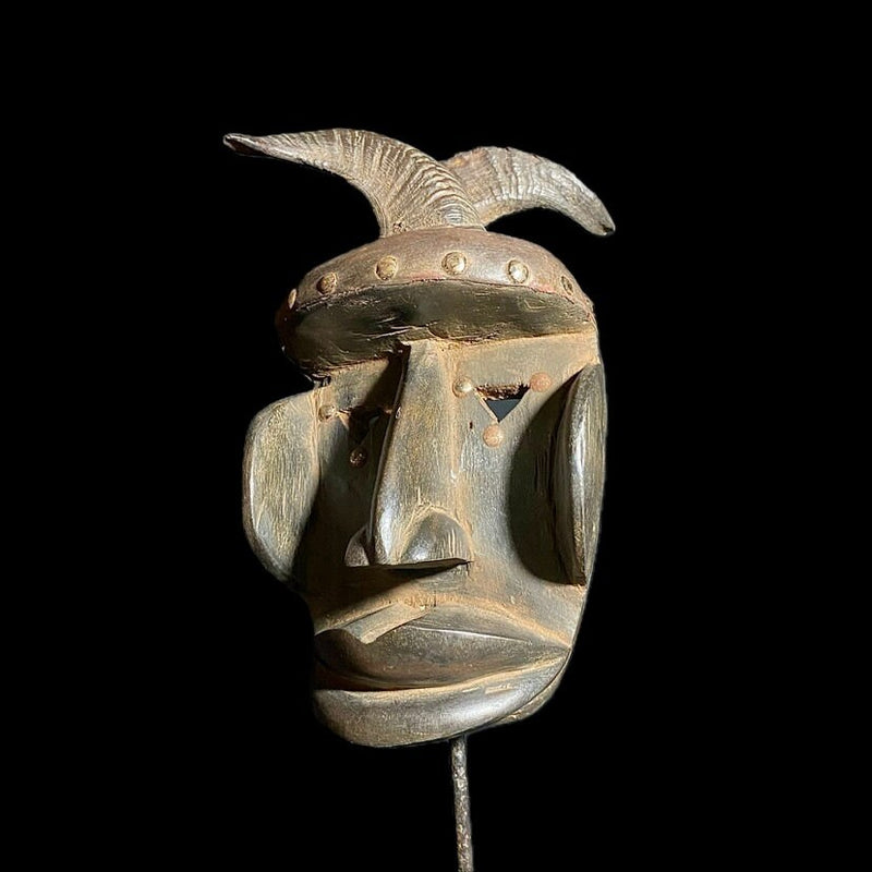 african mask African Tribal Face Mask Wood Hand Carved Vintage Dan Kran Kaogle Mask-8230