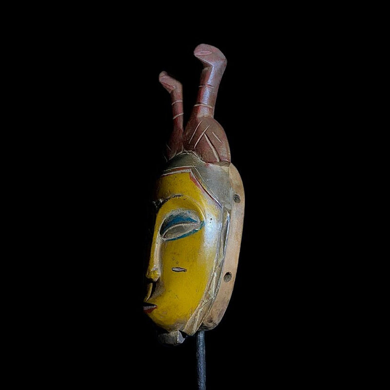 African Guro mask Hand Carved Vintage Tribal Wall Décor Art Home Decor-8586
