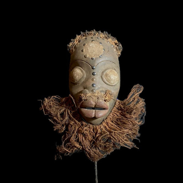 African mask Traditional Wooden African Dan Tribe Mask-8773