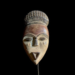 African mask Traditional art tribal Lega African Mask Congo Tribal Use-8882