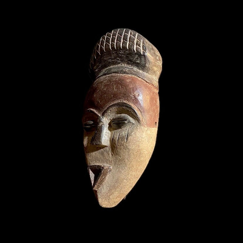 African mask Traditional art tribal Lega African Mask Congo Tribal Use-8882