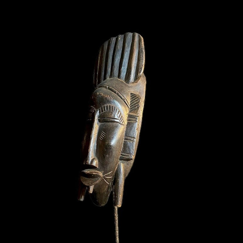 African mask Vintage Hand Carved Wooden Tribal African Art Face Guro Mask Handmade-8887