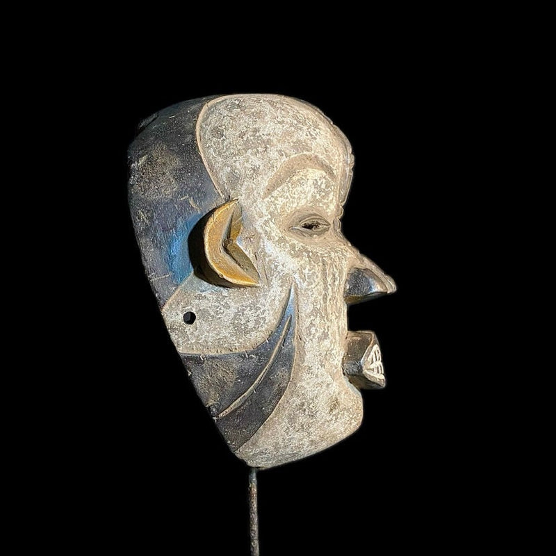 african mask Wall Hanging Mask From Solid Wood Igbo Tribes Vintage Igbo Mask-8938