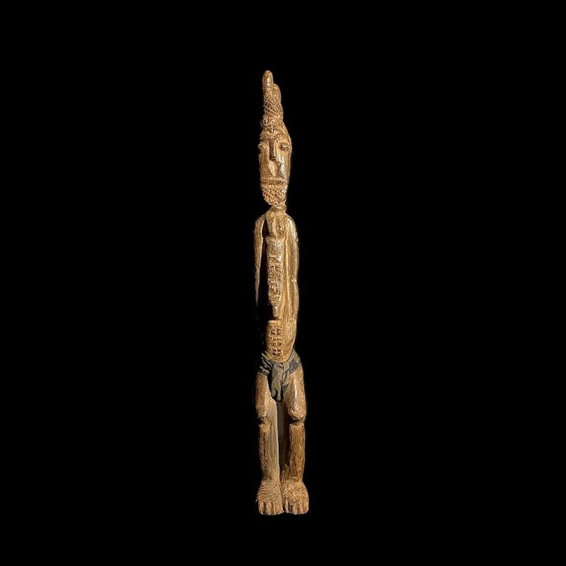 wooden figures Divination Figure African Sculpture Tribal Art Wooden Carved Statue Tribal -8973