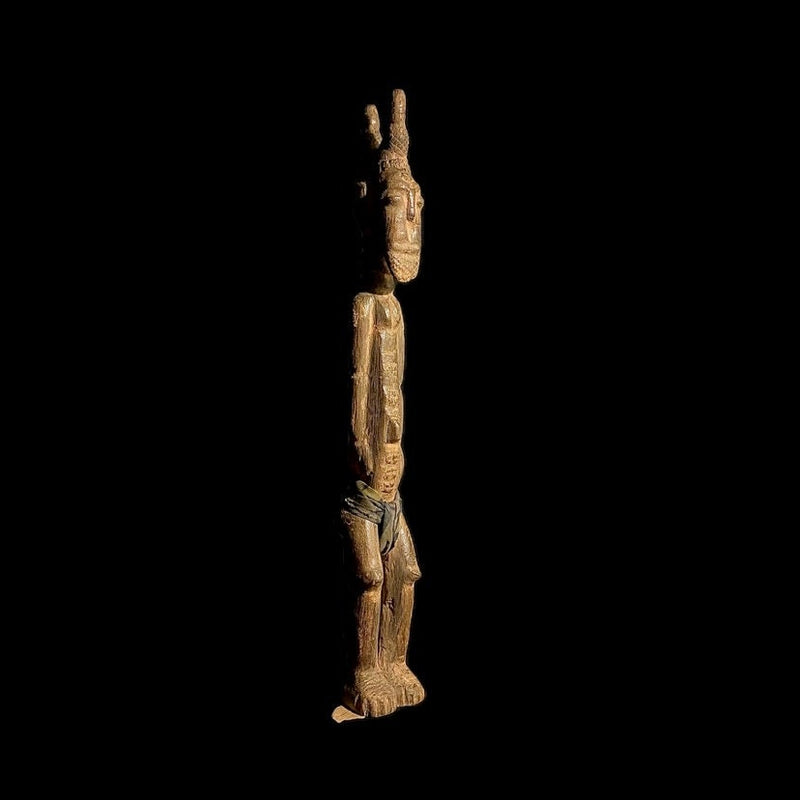 wooden figures Divination Figure African Sculpture Tribal Art Wooden Carved Statue Tribal -8973
