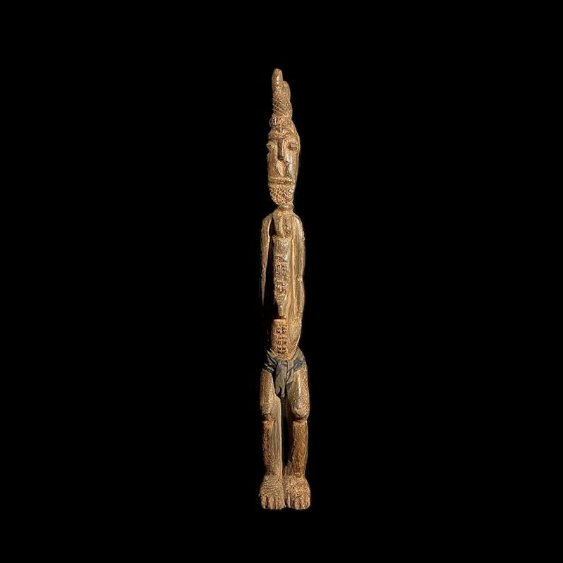 wooden figures Divination Figure African Sculpture Tribal Art Wooden Carved Statue Tribal -8973