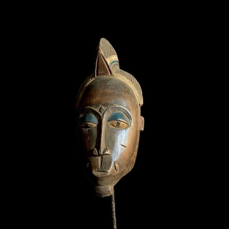 African Mask From The Guru Tribe Tribe Art Vintage Baule Mask Wall Tribal-8992