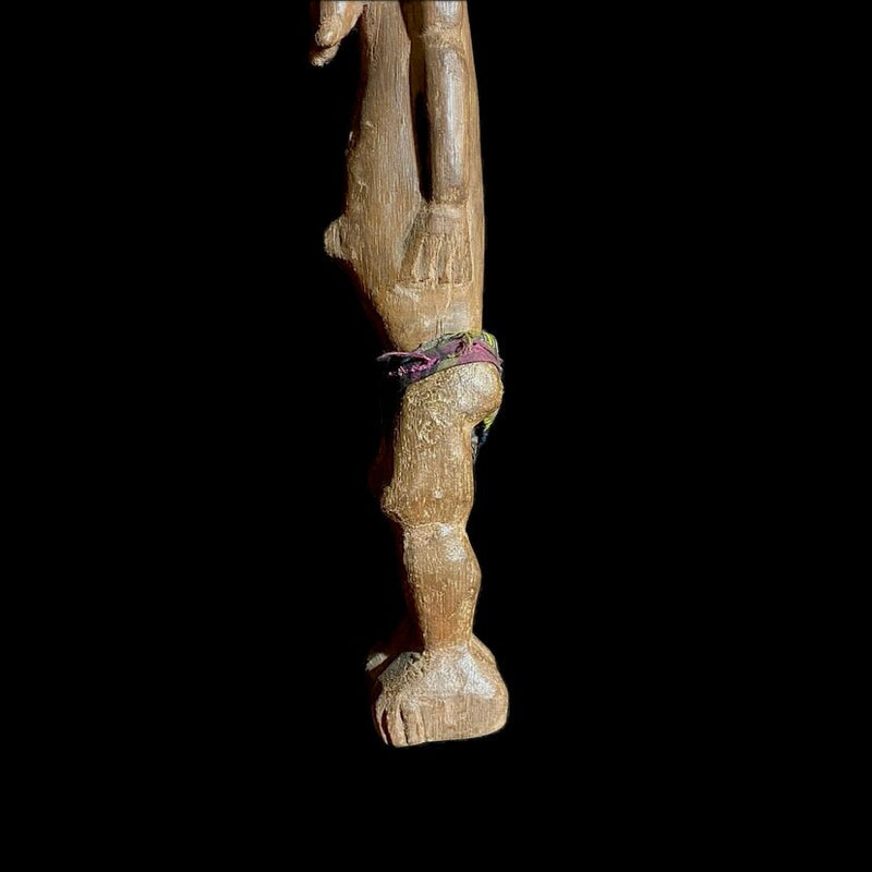 african sculpture Wooden Carved statue tribal wood Figure Ghana Akua Ba Handmade Kasai-9006