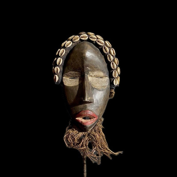African Tribal Face Mask African dan Ex Home Décor tribal art Dan mask -8812