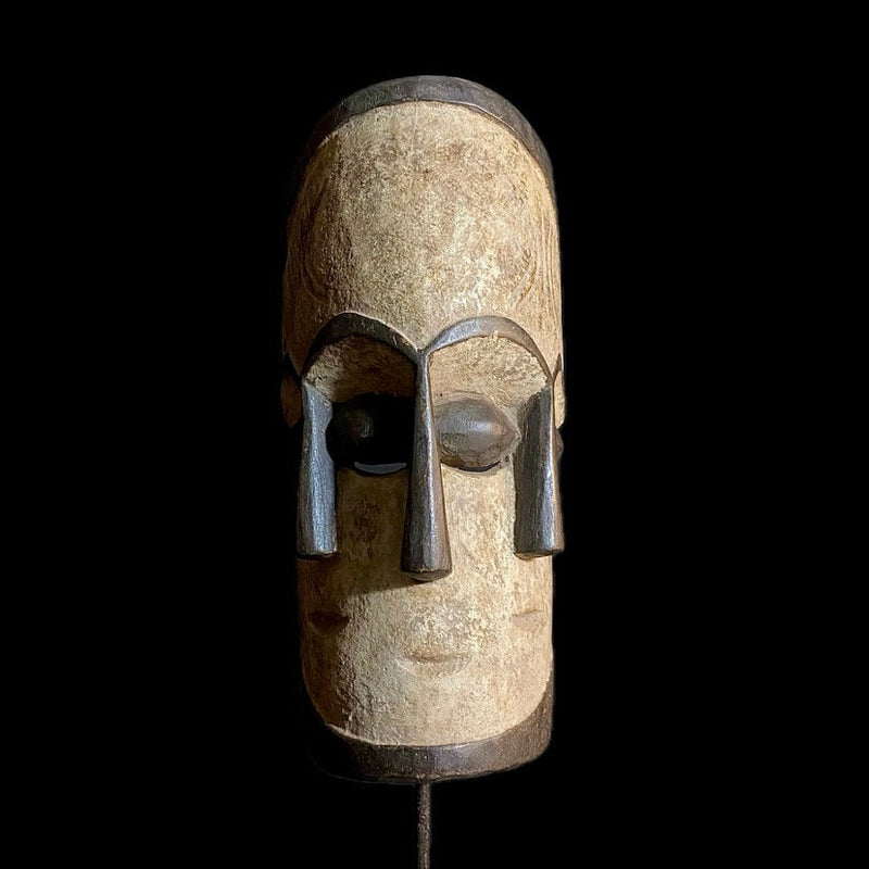 African mask African Tribal Face Mask Wood Triple Lega African Mask Congo Tribal Use-9059