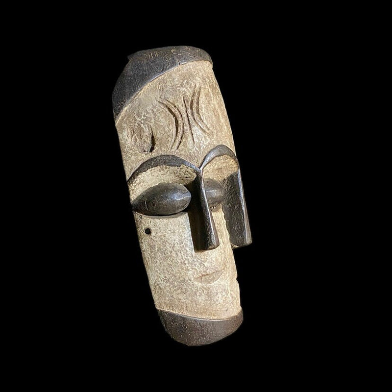 African mask African Tribal Face Mask Wood Triple Lega African Mask Congo Tribal Use-9059