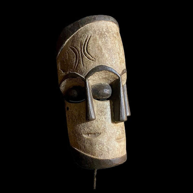 African mask African Tribal Face Mask Wood Triple Lega African Mask Congo Tribal Use-9059