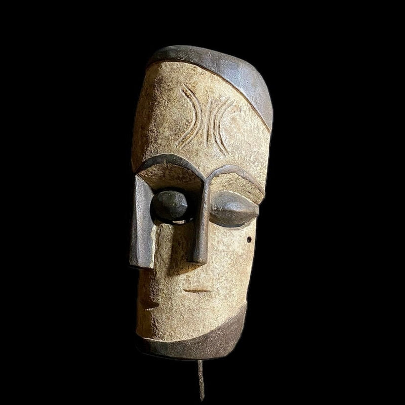 African mask African Tribal Face Mask Wood Triple Lega African Mask Congo Tribal Use-9059