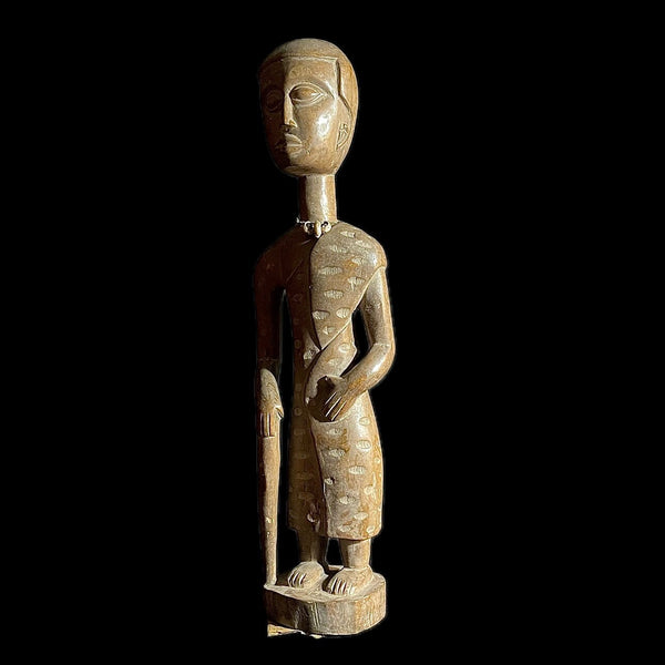 african sculpture African Fante Maternity Fertility Figure Ghana Seated Female Figures-9117