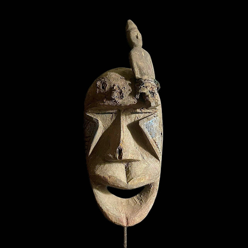 African masks antiques tribal wood mask Face Mask African Tribal Dan Mask-9104