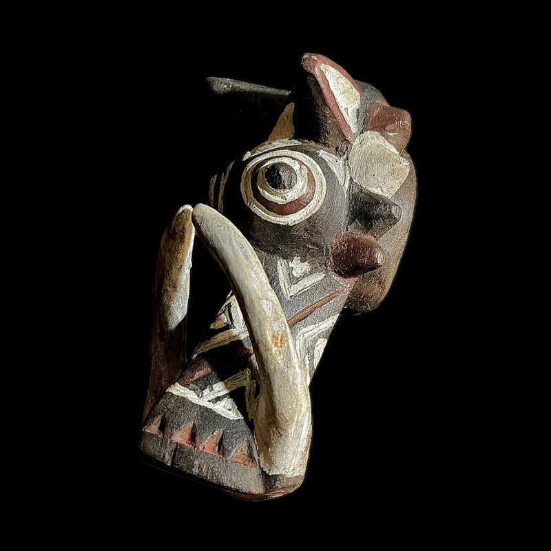 African mask African wood carving mask African tribal mask vintage BOBO Bwa Warthog Mask-9176