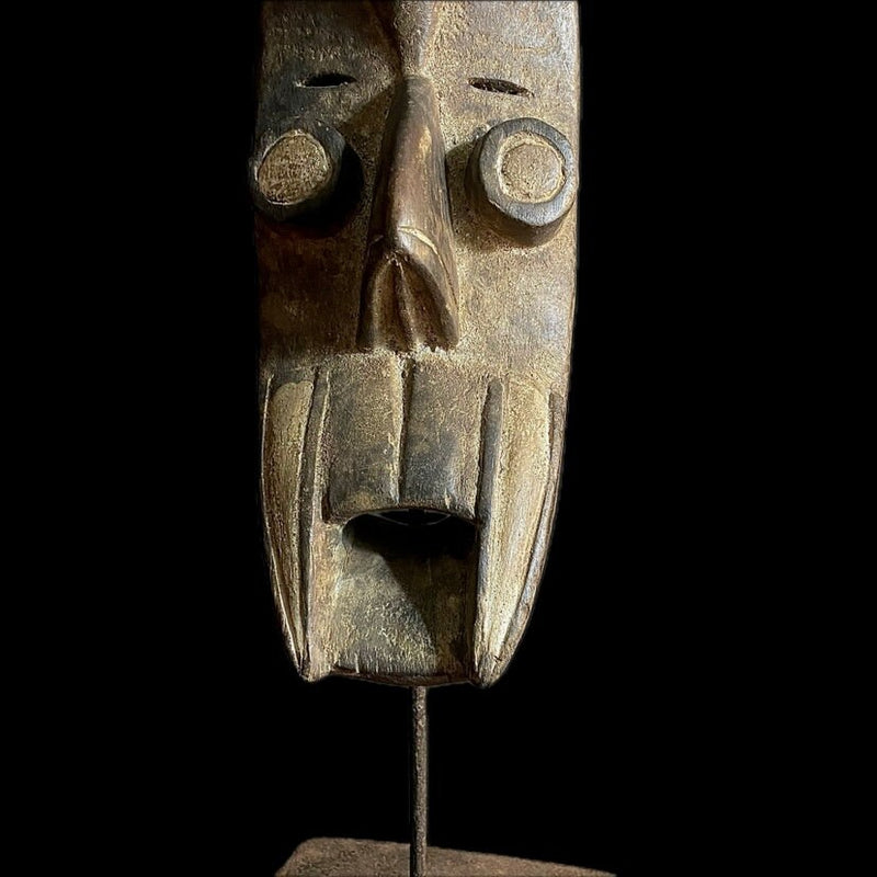 African Mask antique AFRICAN Vintage Hand Carved Lega masks DAN masks Liberia African-8972