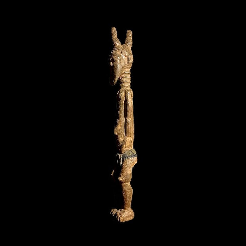 wooden figures Divination Figure African Sculpture Tribal Art Wooden Carved Statue Tribal -8973