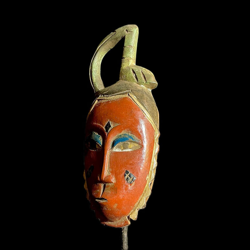 African mask Vintage Guro Baule-9215