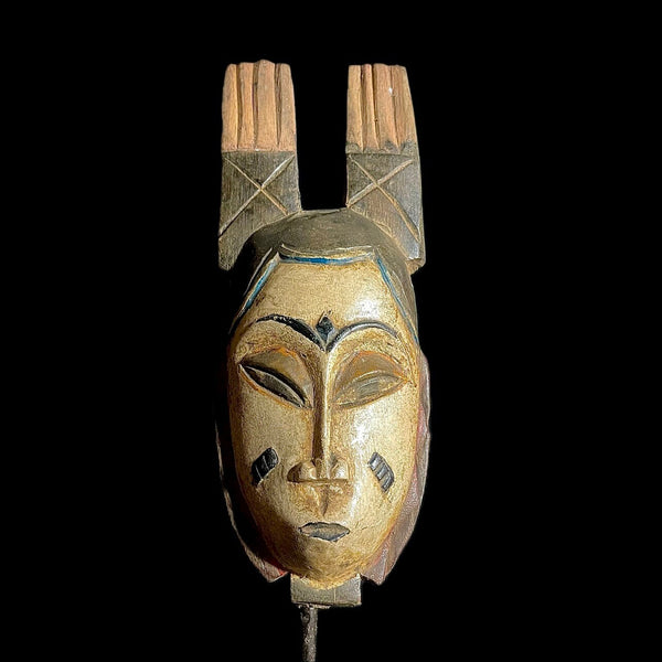 African mask African Tribal Face Mask Wood African Art Face Mask African Guro Baule-9220