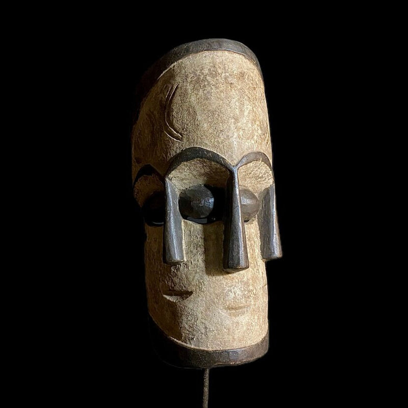 African mask African Tribal Face Mask Wood Triple Lega African Mask Congo Tribal Use-9059