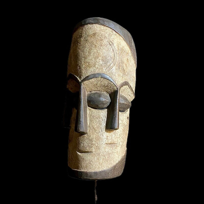 African mask African Tribal Face Mask Wood Triple Lega African Mask Congo Tribal Use-9059