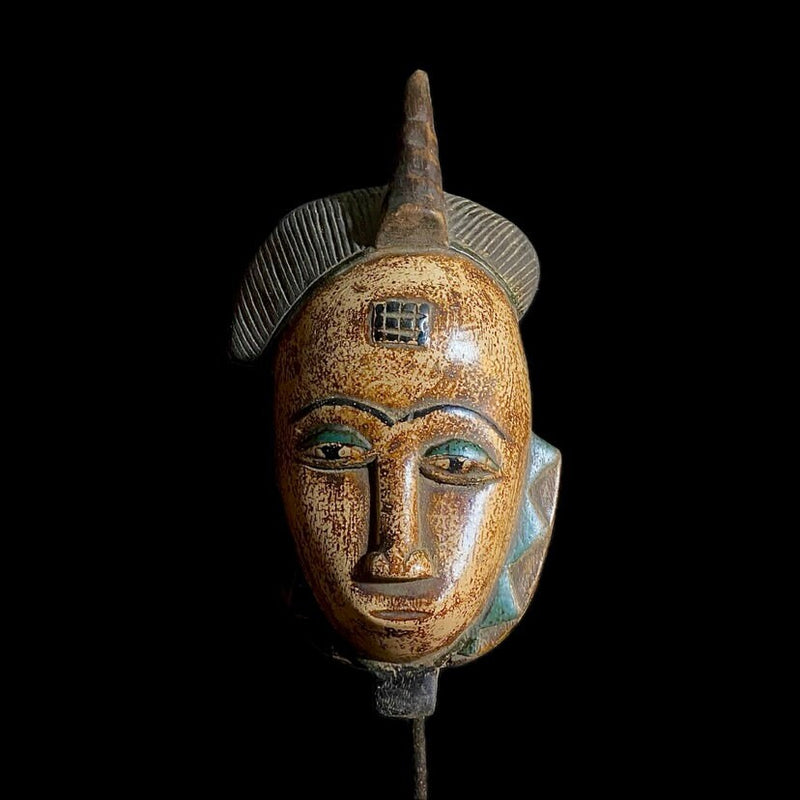 African Mask From The Guru Tribe Tribe Art Vintage Baule Mask Wall Tribal Home Décor mask-9064