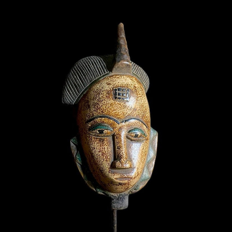 African Mask From The Guru Tribe Tribe Art Vintage Baule Mask Wall Tribal Home Décor mask-9064