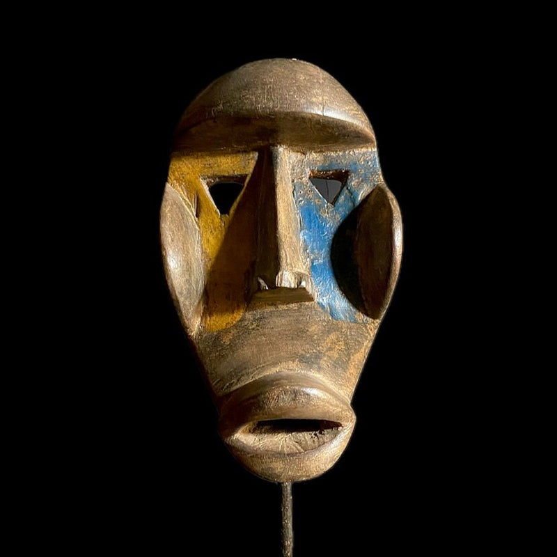 African mask African Tribal Face Mask Wood Hand Carved Vintage Dan Kran Kaogle Mask-9067