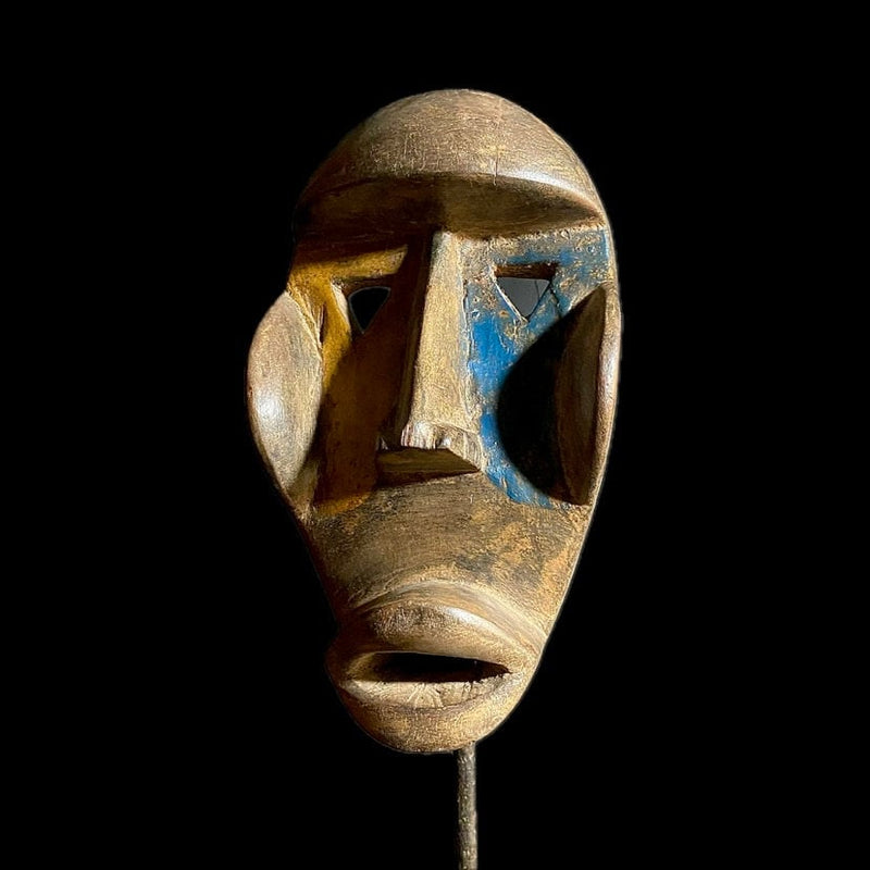 African mask African Tribal Face Mask Wood Hand Carved Vintage Dan Kran Kaogle Mask-9067