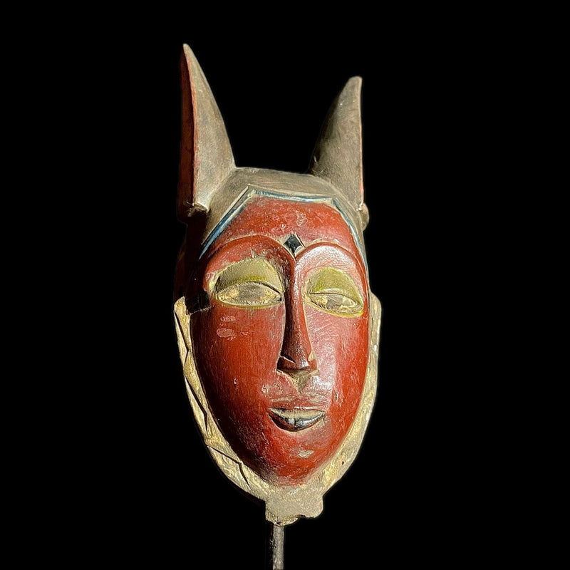 African mask Guro Carved Wood Hanging Masks-9265