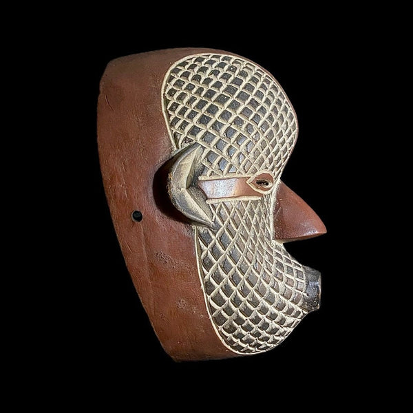 African mask Traditional vintage tribal one piece Home Décor Songye Mask-9098
