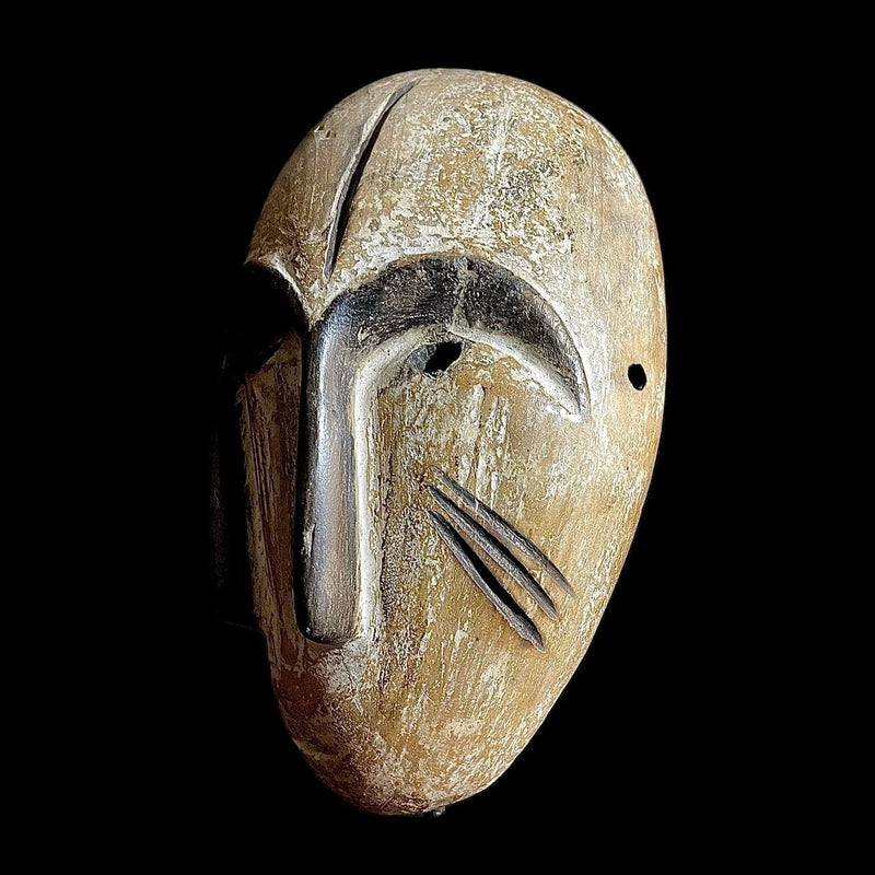 African mask antiques tribal art Face Vintage Wall Hanging Lega Mask-9296