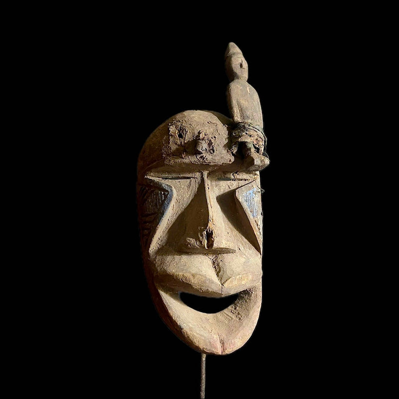 African masks antiques tribal wood mask Face Mask African Tribal Dan Mask-9104