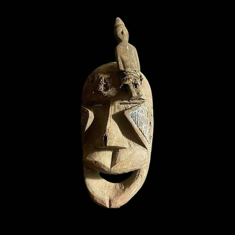 African masks antiques tribal wood mask Face Mask African Tribal Dan Mask-9104