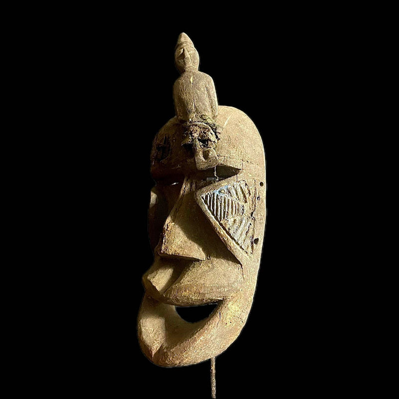 African masks antiques tribal wood mask Face Mask African Tribal Dan Mask-9104